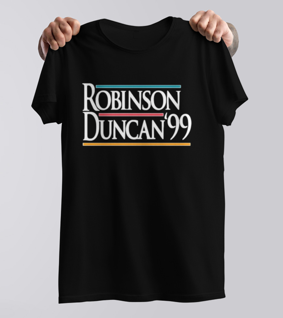 Robinson Duncan '99 Retro Style Lines T-Shirt