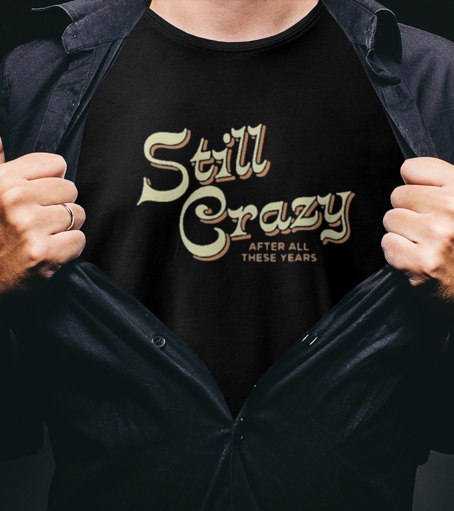 Paul Simon Still Crazy After All These Years Retro Style T-Shirt