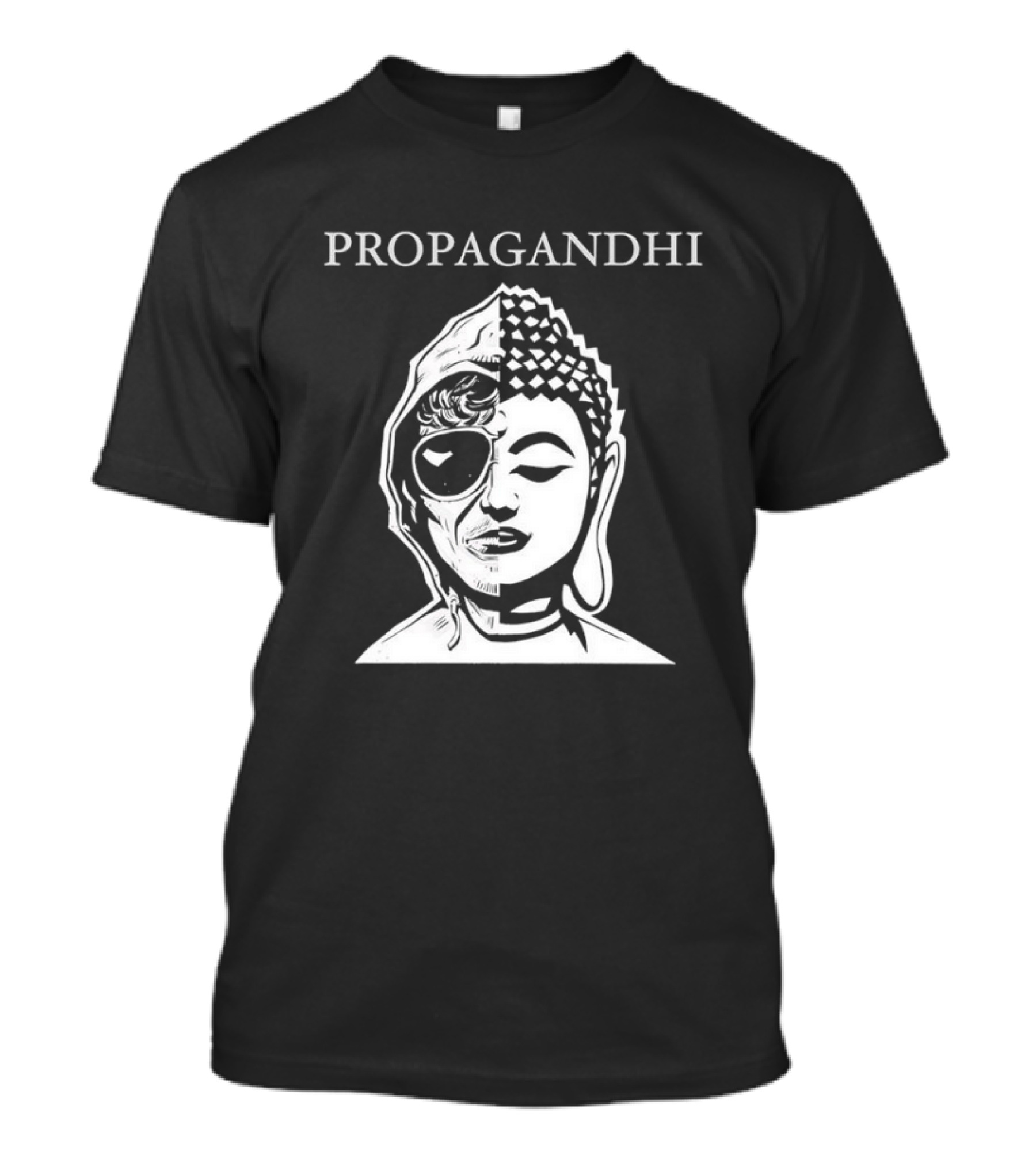 Propagandhi Half Buddha Half Punk Face T-Shirt