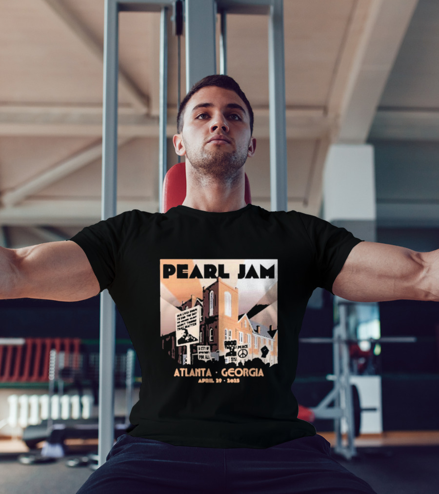 Pearl Jam Atlanta Georgia April 29 2025 Event Dark Matter US Tour T-Shirt