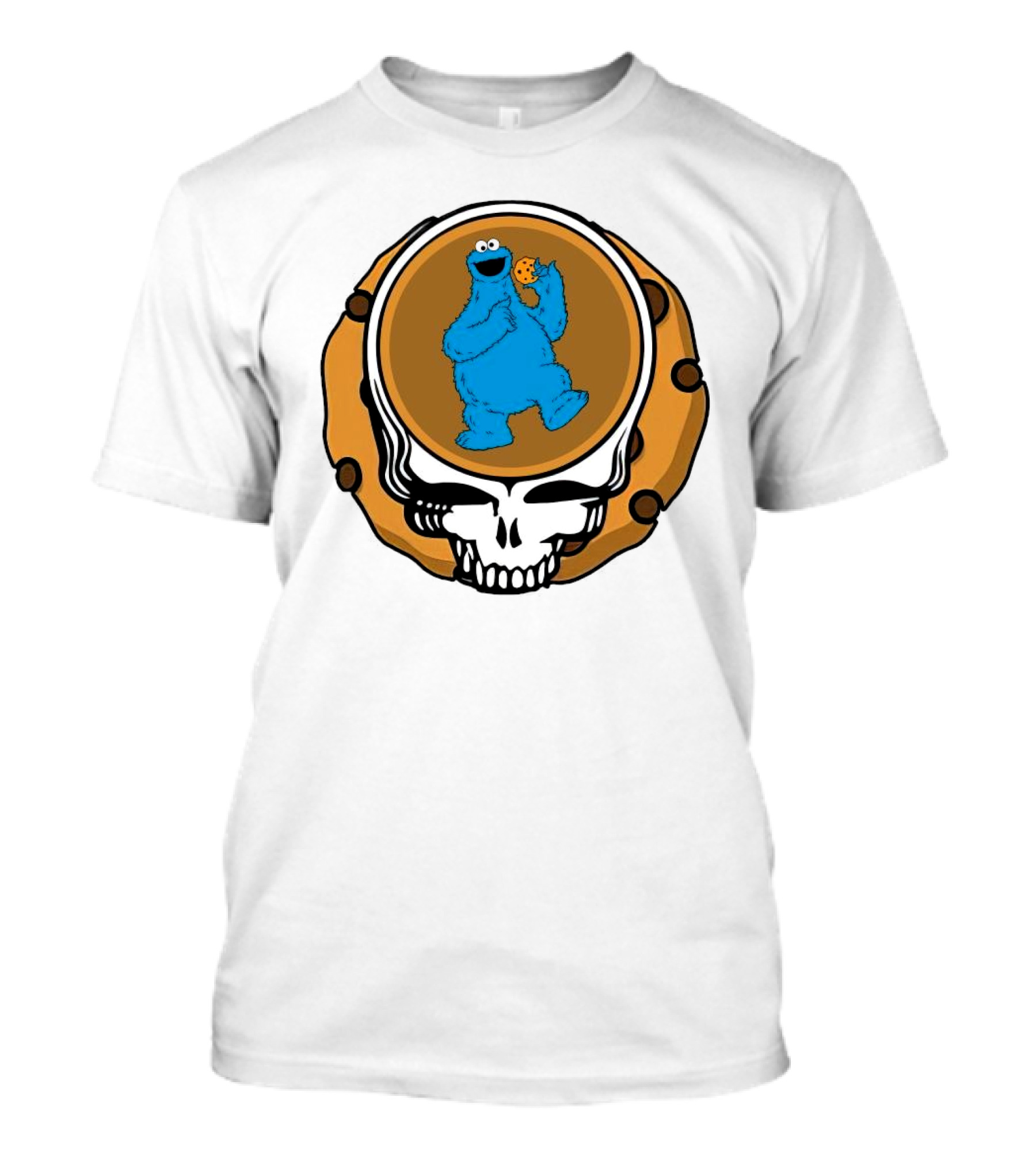 Grateful Dead Cookie Monster Steal Your Face Parody T-Shirt