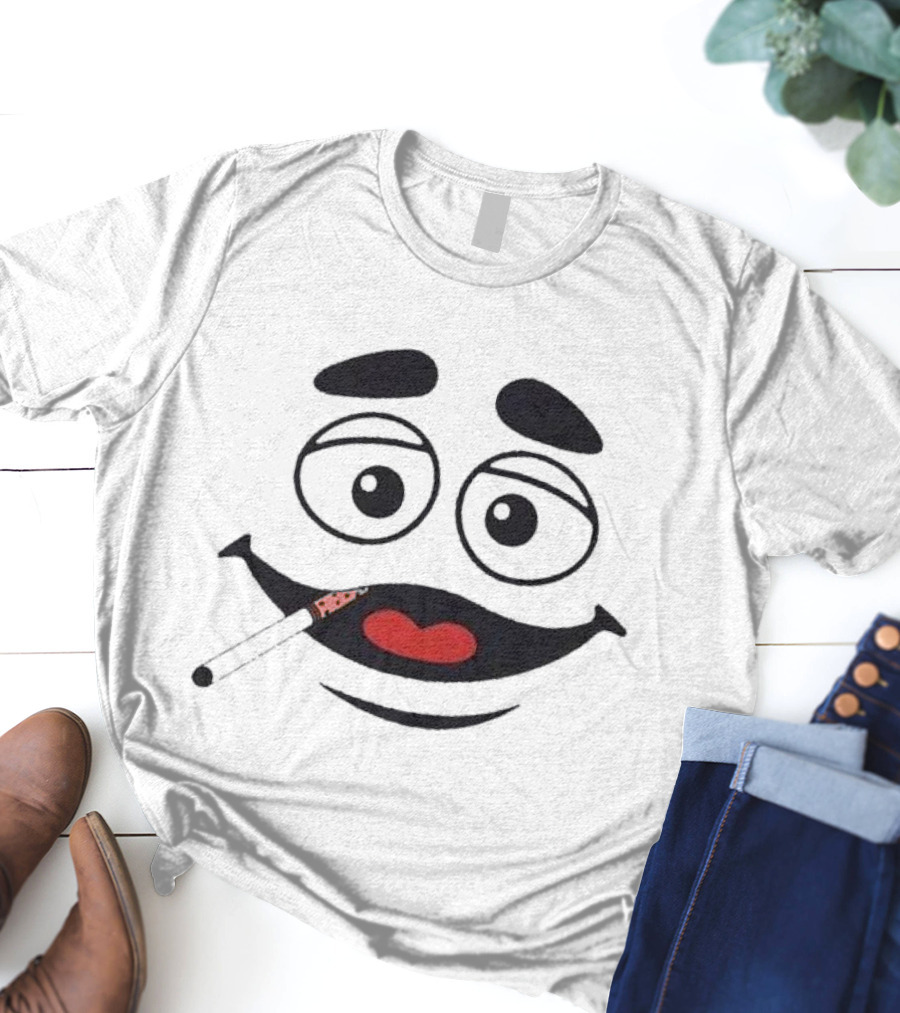 Grimace Monster Smoking T-Shirt