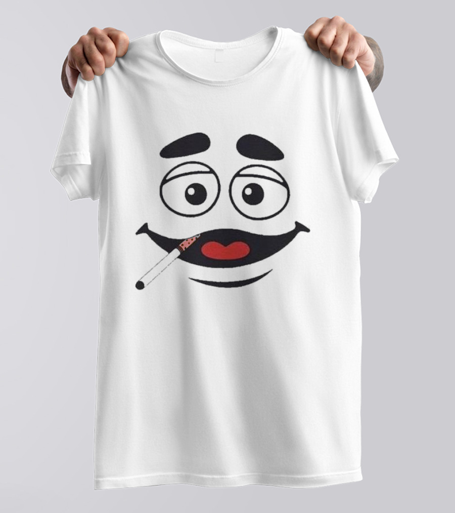 Grimace Monster Smoking T-Shirt