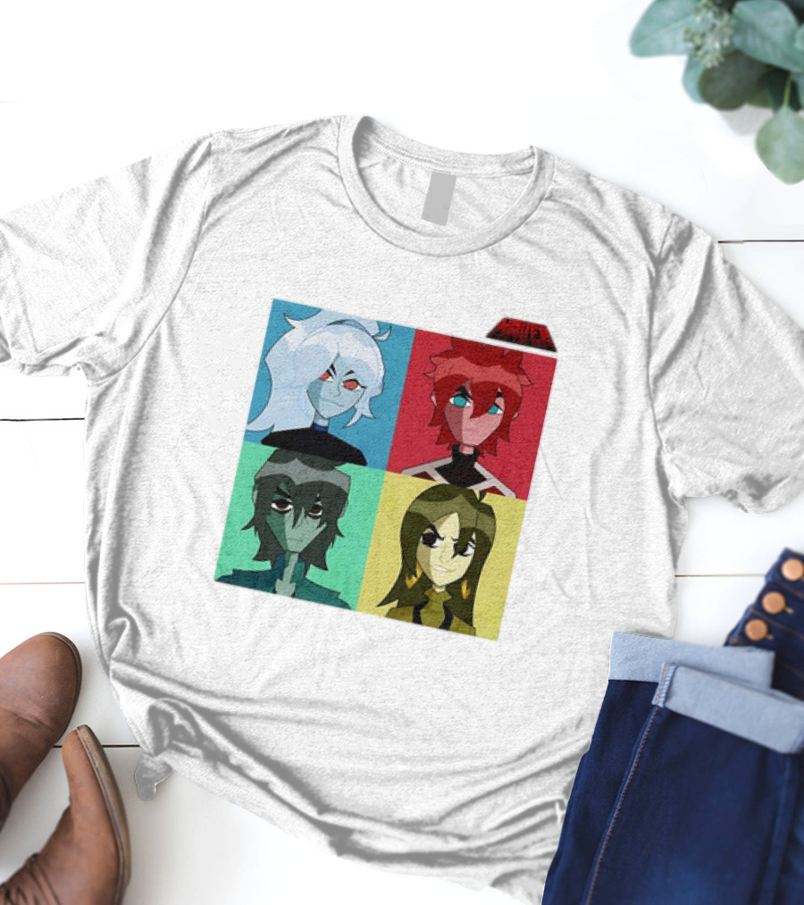 HAVEN Character Cast Art Style With Four Characters T-Shirt