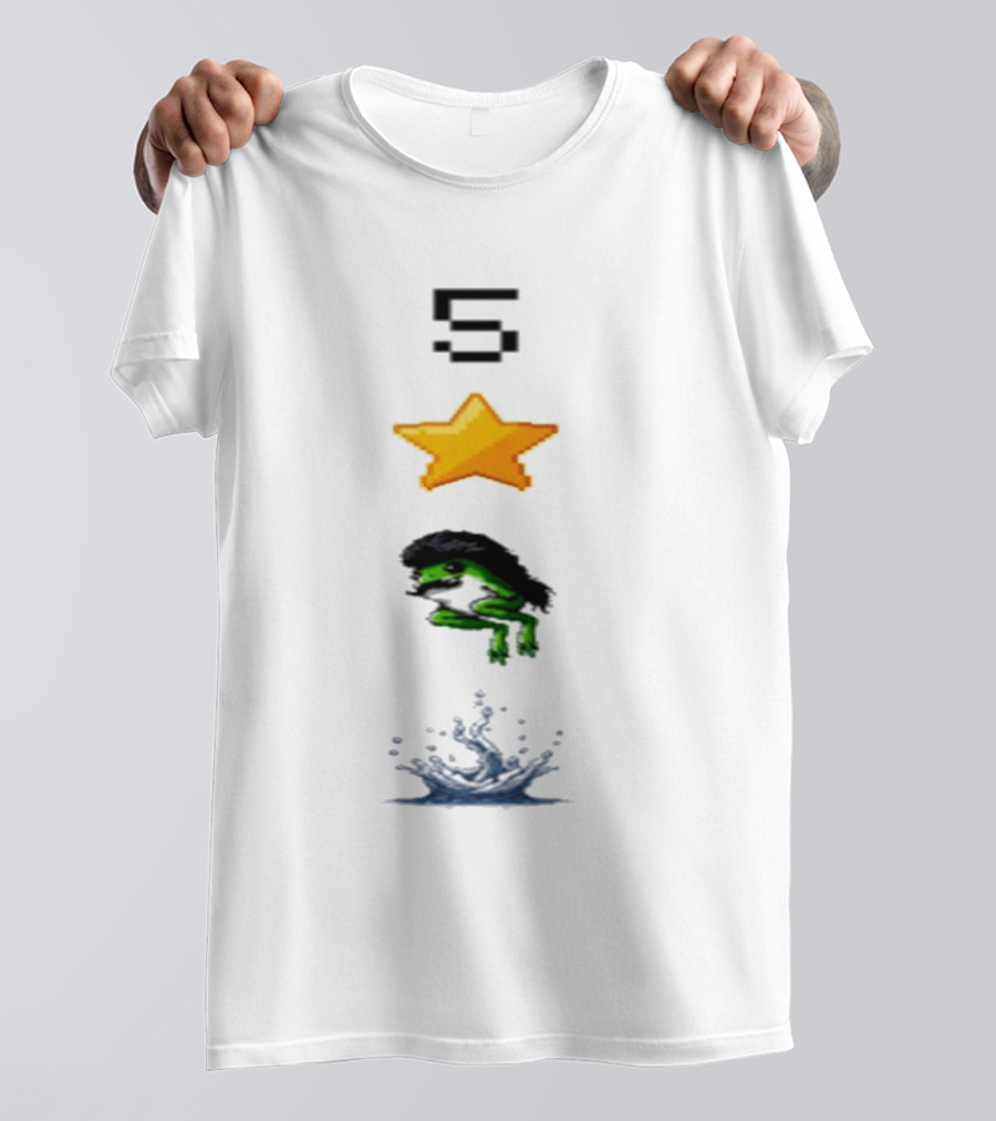 Heart And Sole Customs 5 Star Frog Jump Splash T-Shirt