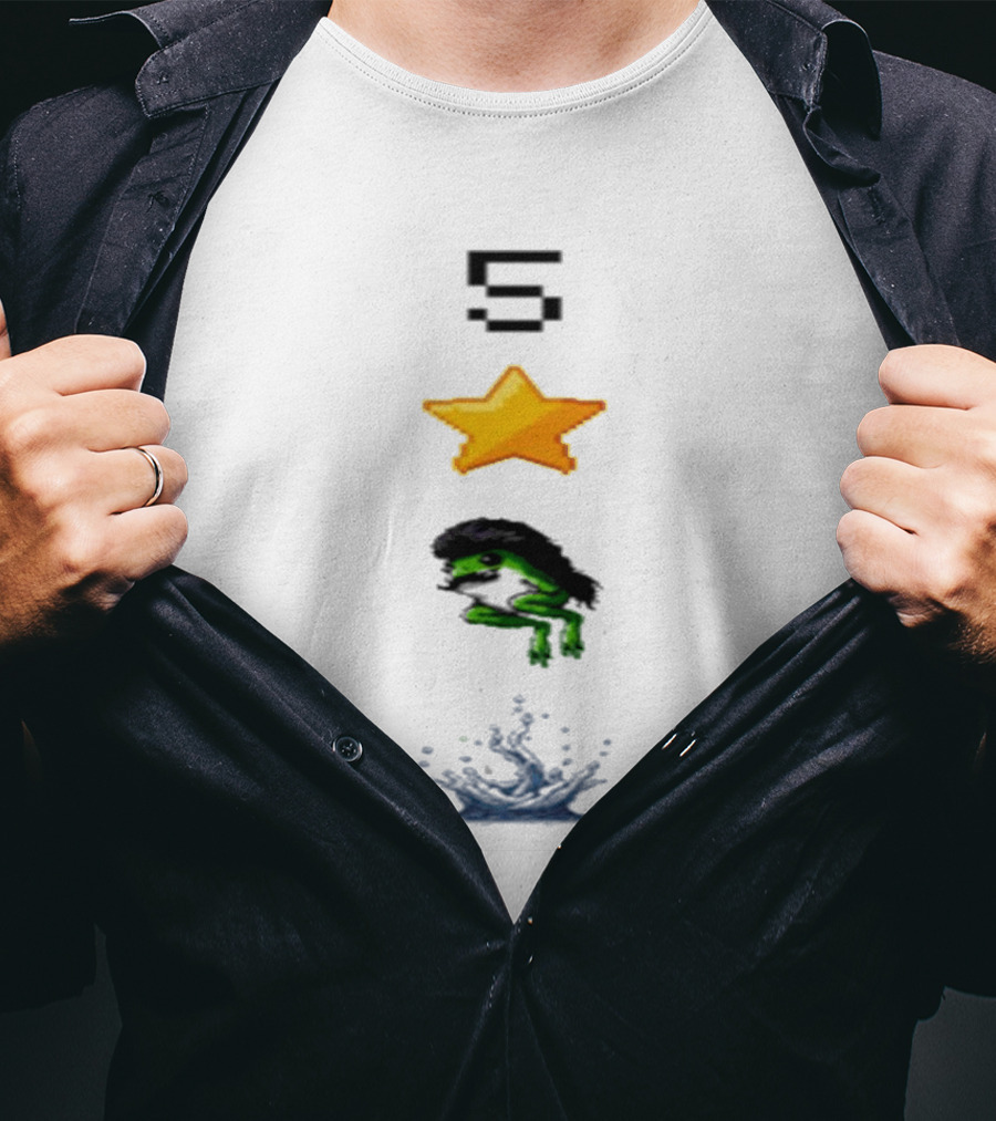 Heart And Sole Customs 5 Star Frog Jump Splash T-Shirt