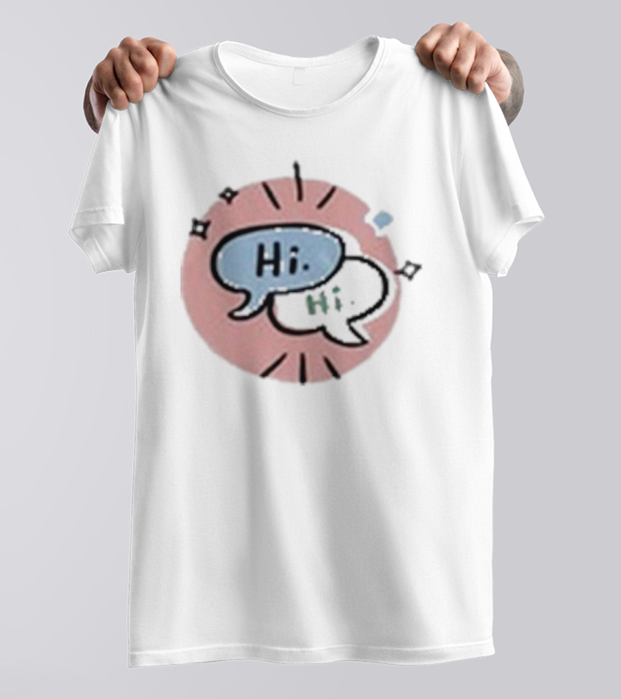 Heartstopper Hi Hi Love Story Conversation Bubbles T-Shirt