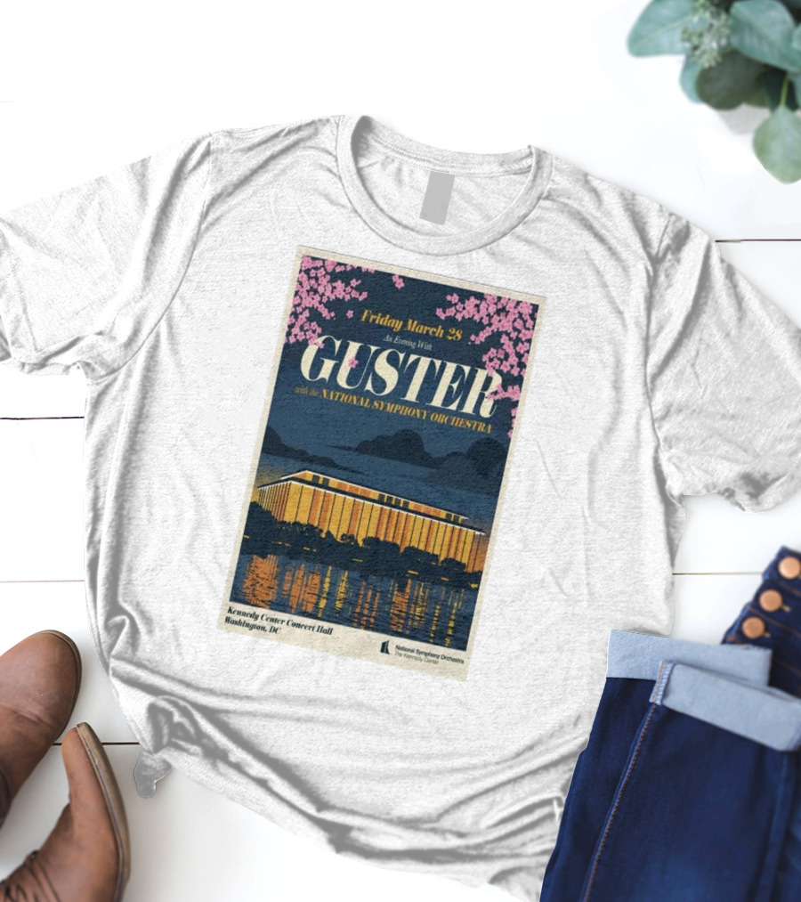Friday March 28 An Evening With Guster National Symphony Orchestra Kennedy Center Washington DC T-Shirt