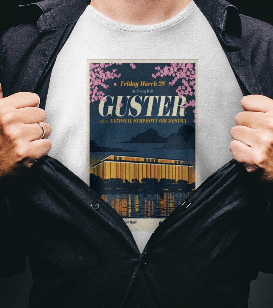 Friday March 28 An Evening With Guster National Symphony Orchestra Kennedy Center Washington DC T-Shirt