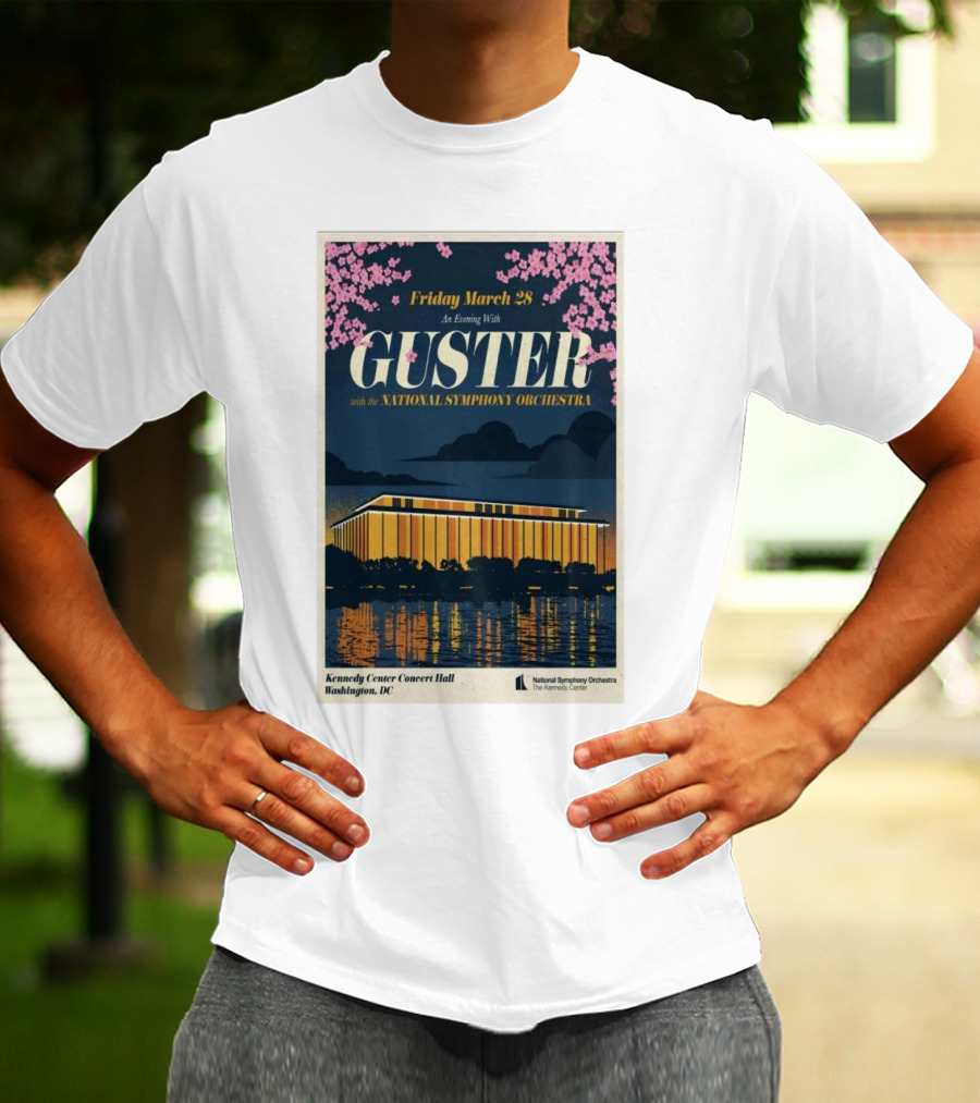 Friday March 28 An Evening With Guster National Symphony Orchestra Kennedy Center Washington DC T-Shirt