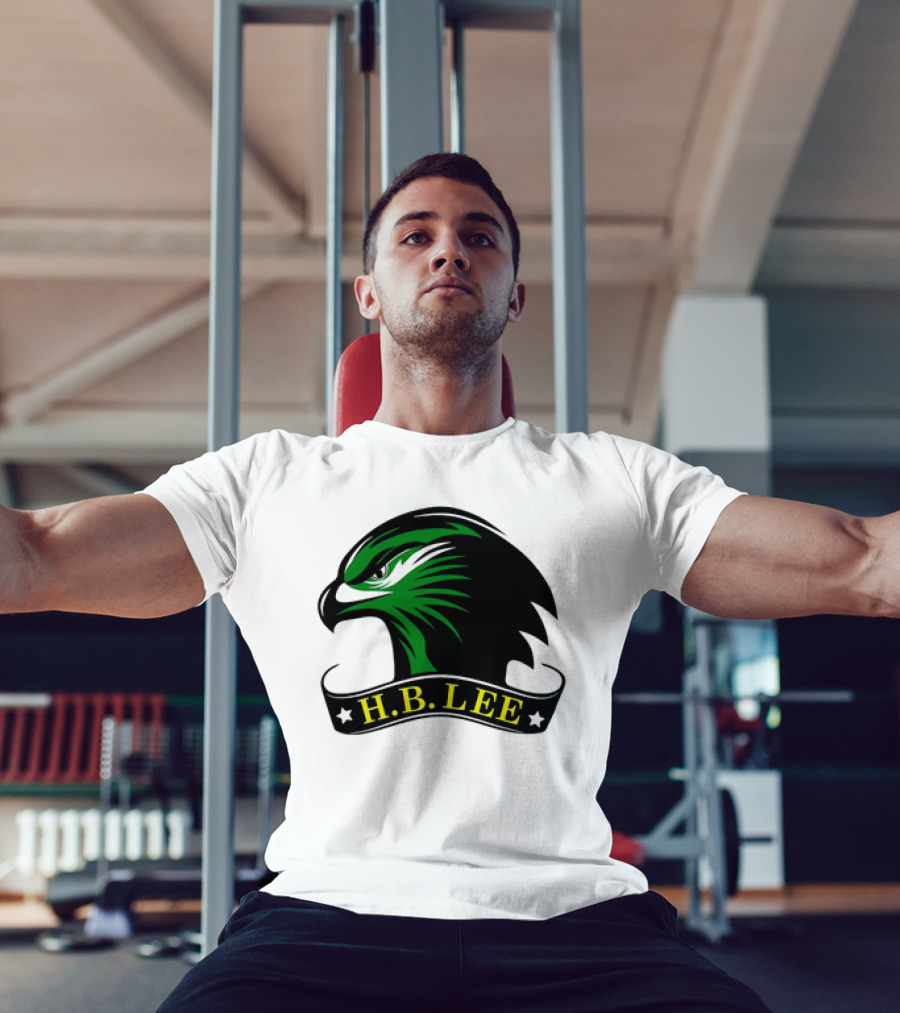 H.B. Lee Green Eagle Emblem T-Shirt