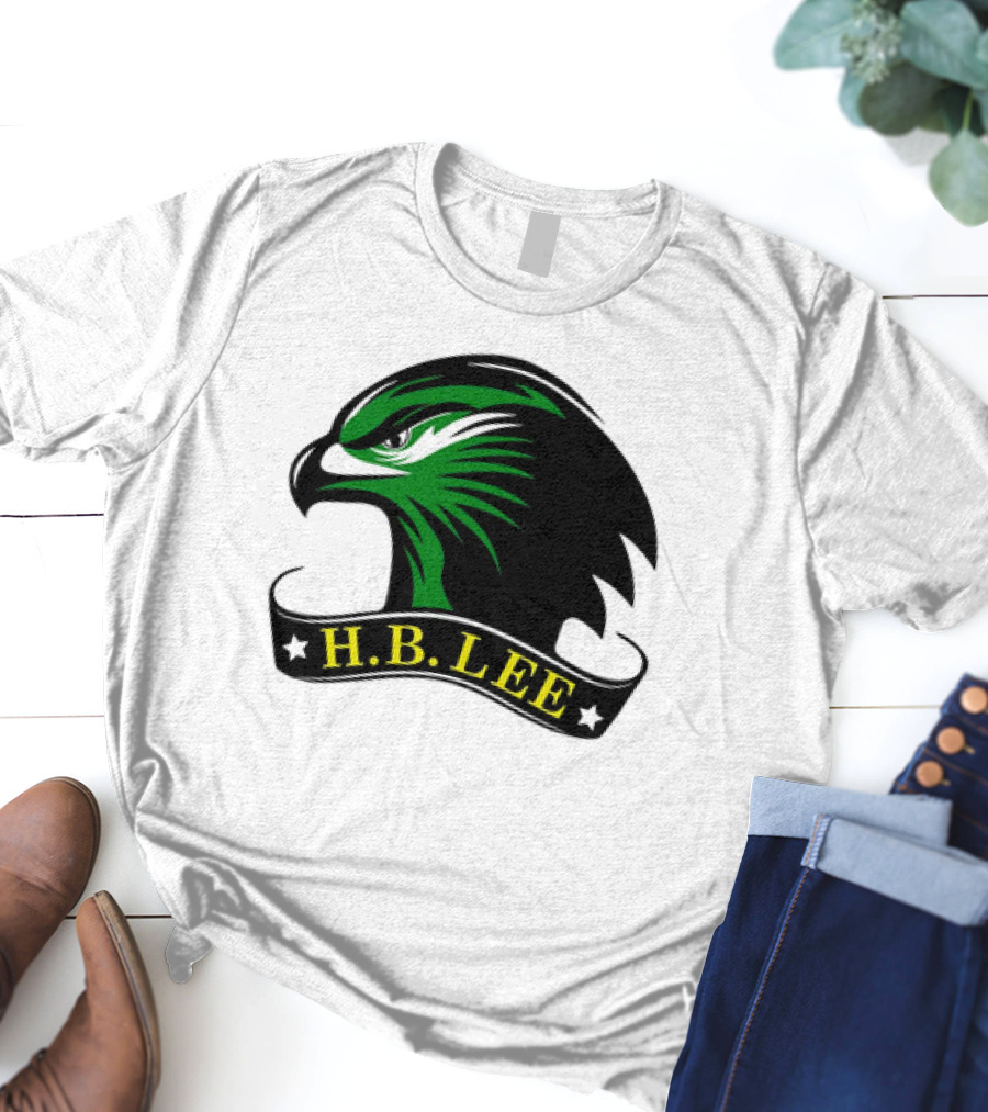 H.B. Lee Green Eagle Emblem T-Shirt