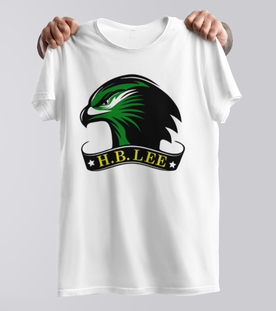 H.B. Lee Green Eagle Emblem T-Shirt