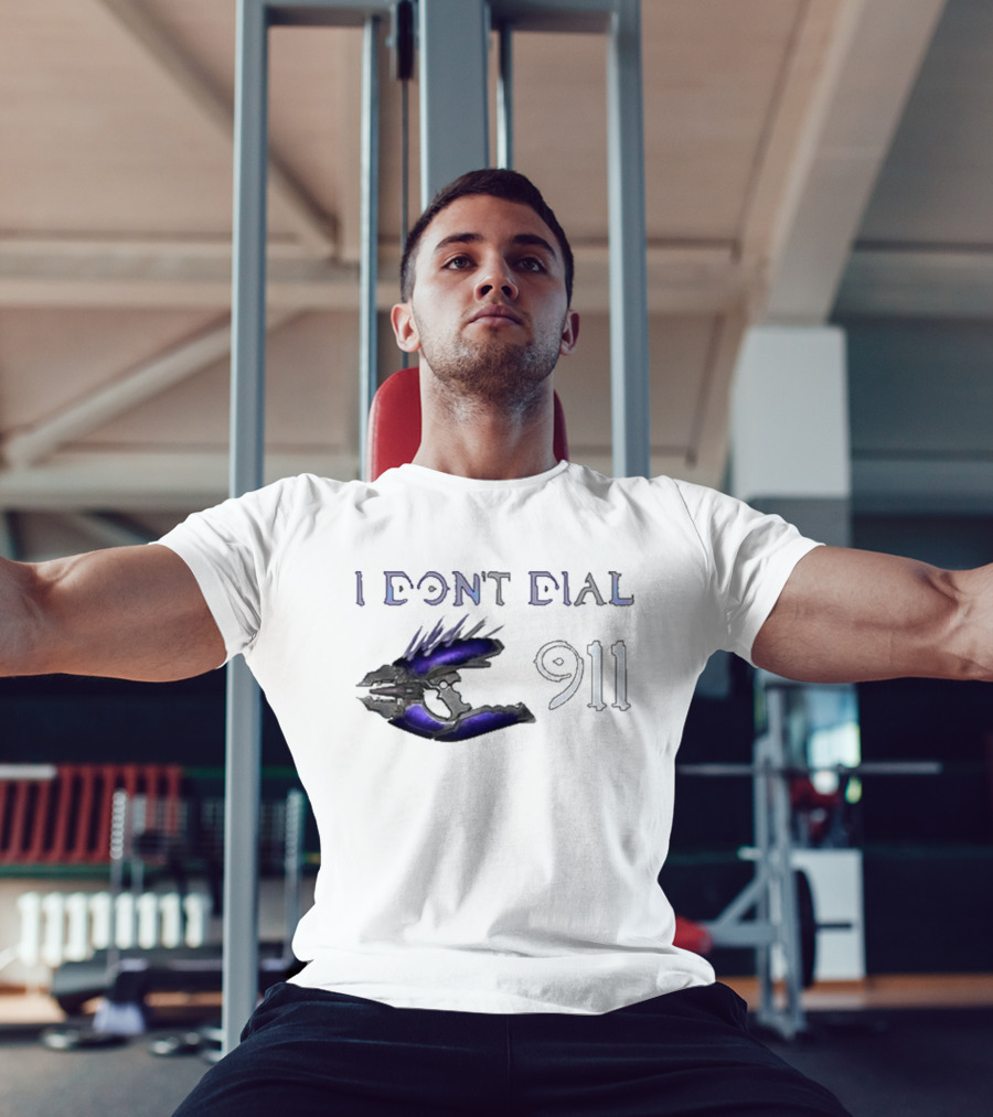 I Don't Dial 911 Halo Needler T-Shirt