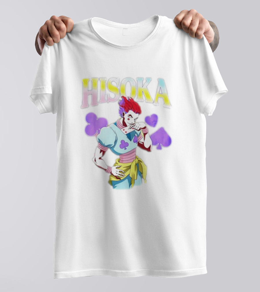 Hisoka Colorful Playing Cards Hunter X Hunter T-Shirt