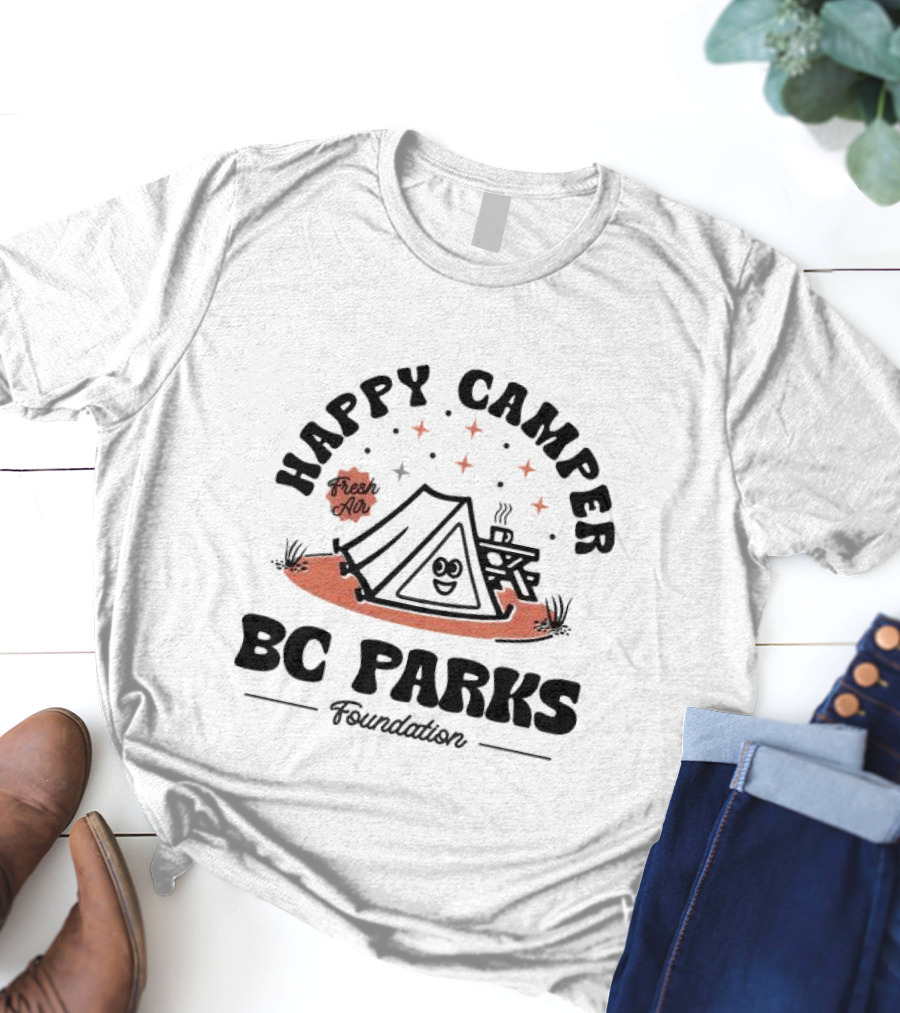 Happy Camper Fresh Air BC Parks T-Shirt