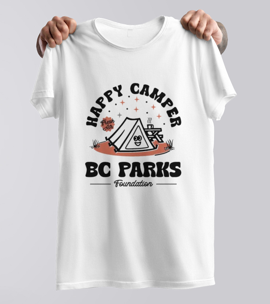 Happy Camper Fresh Air BC Parks T-Shirt