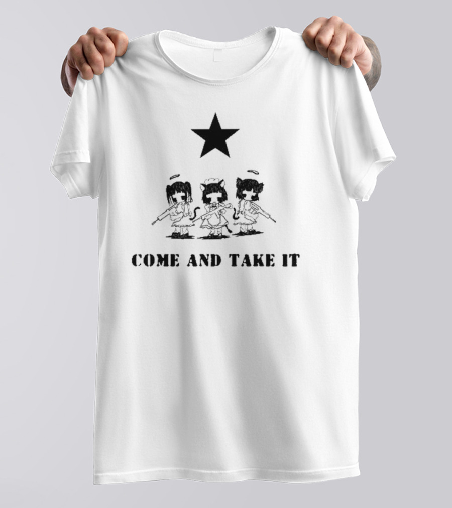 Happy UFO Oekaki Come And Take It T-Shirt