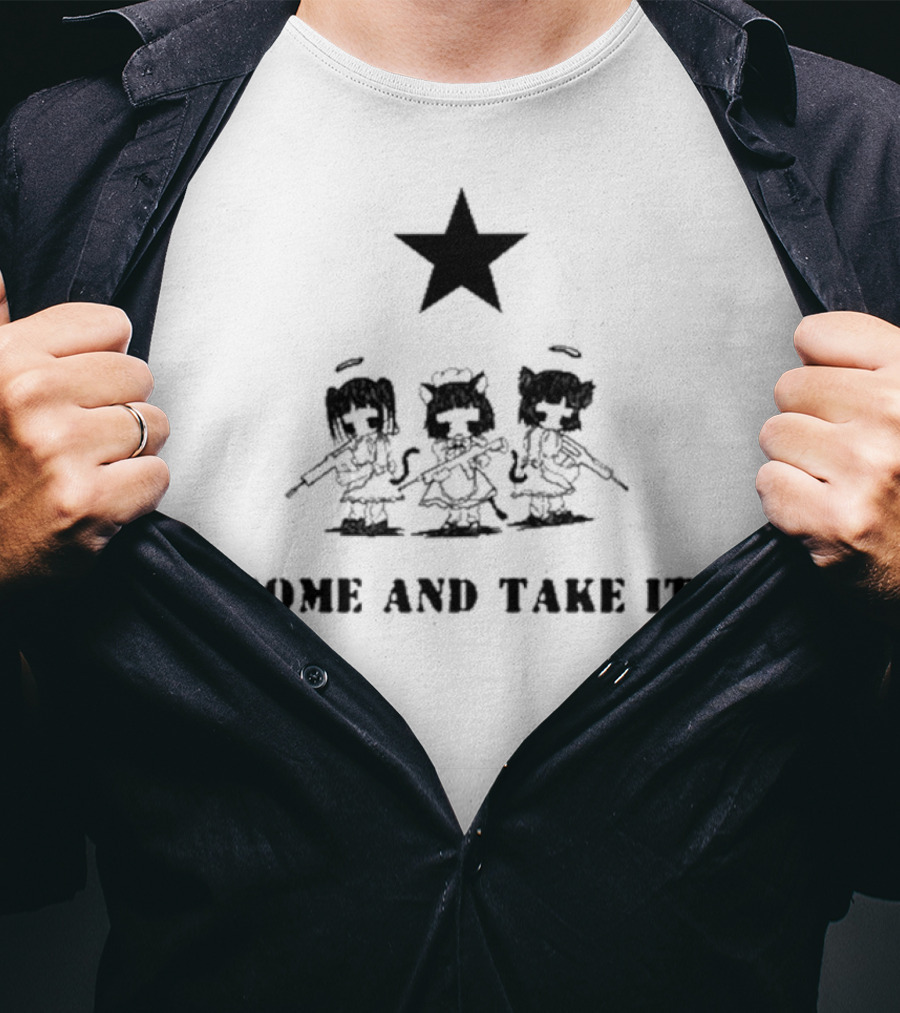 Happy UFO Oekaki Come And Take It T-Shirt