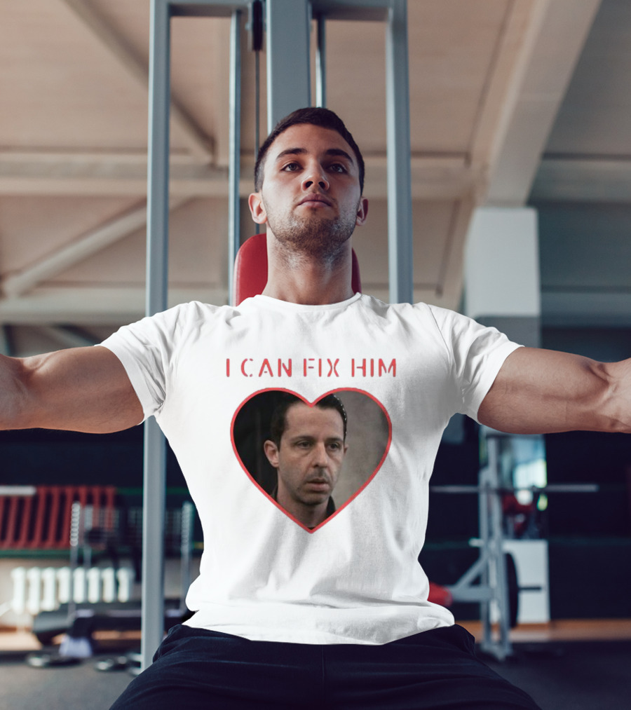 I Can Fix Him Kendall Roy Heart Outline Fan Merch T-Shirt