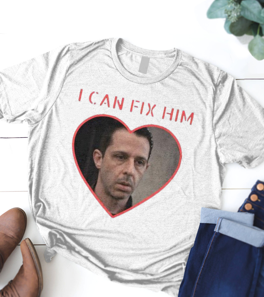 I Can Fix Him Kendall Roy Heart Outline Fan Merch T-Shirt