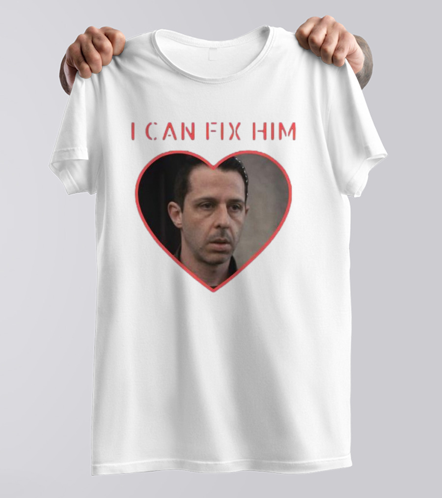 I Can Fix Him Kendall Roy Heart Outline Fan Merch T-Shirt
