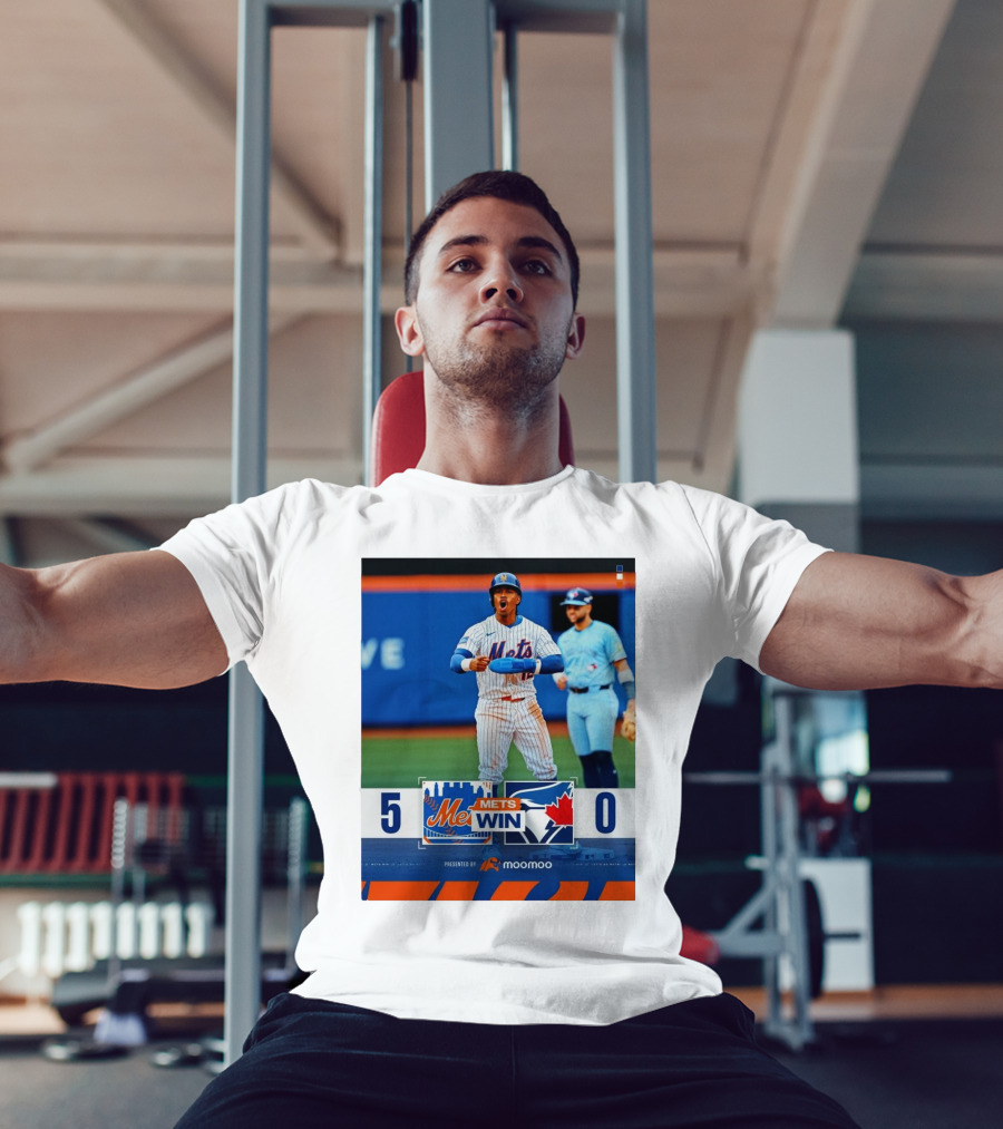 New York Mets Win 5-0 Toronto Blue Jays April 4 2025 T-Shirt