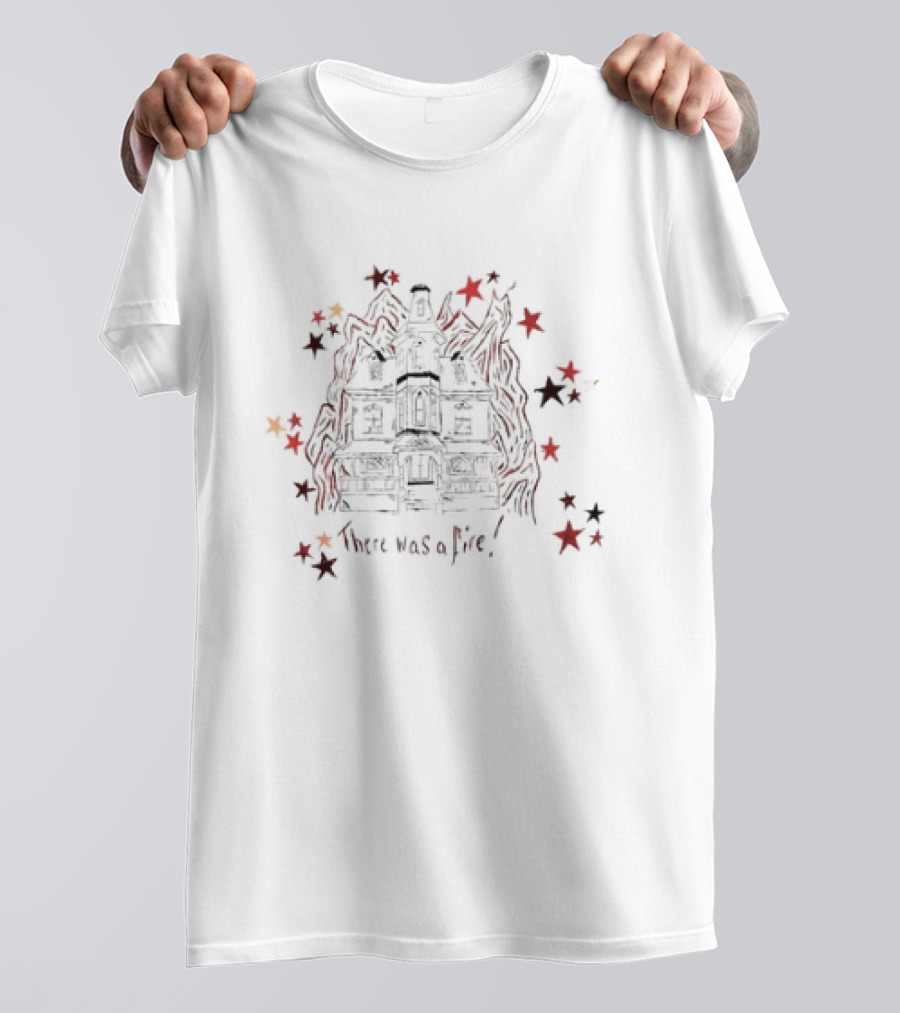 House There Was A Fire Floral Explosion T-Shirt