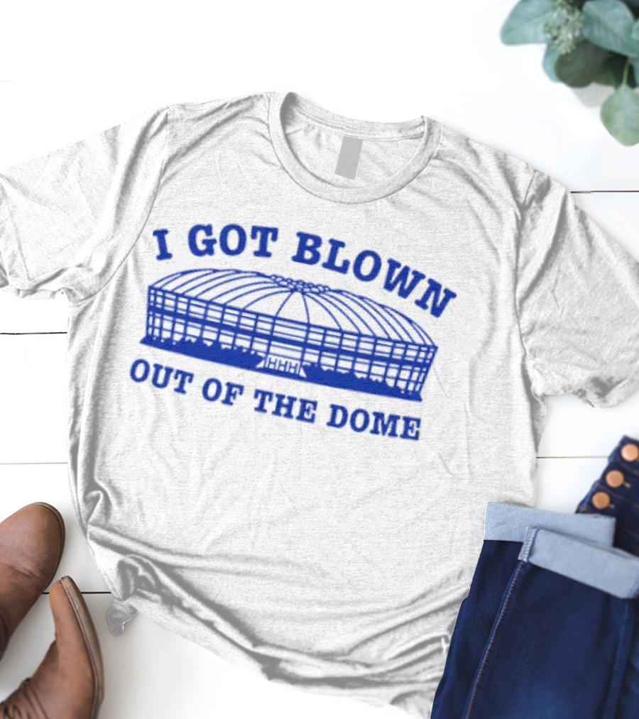 I Got Blown Out Of The Dome Stadium Illustration T-Shirt