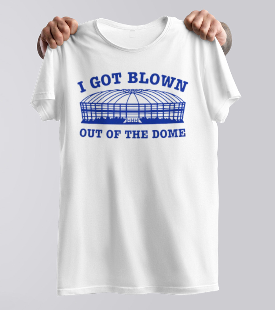 I Got Blown Out Of The Dome Stadium Illustration T-Shirt