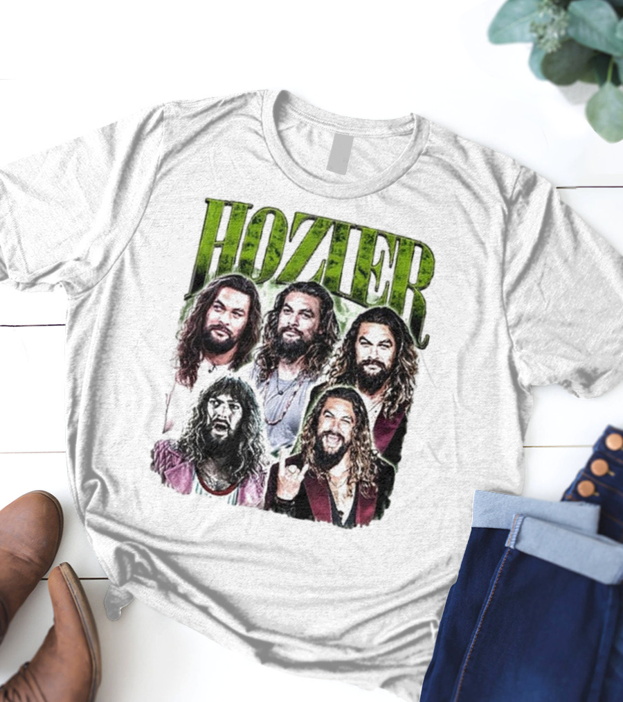 Hozier Jason Momoa Collage T-Shirt