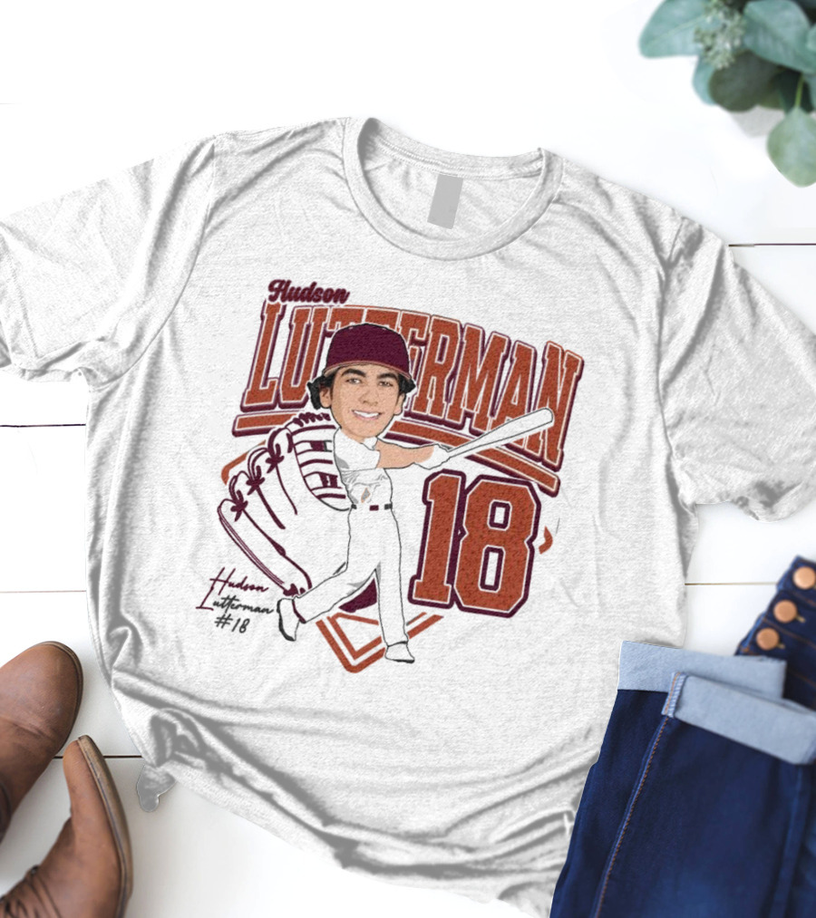 Hudson Lutterman 18 Baseball Player 2025 T-Shirt