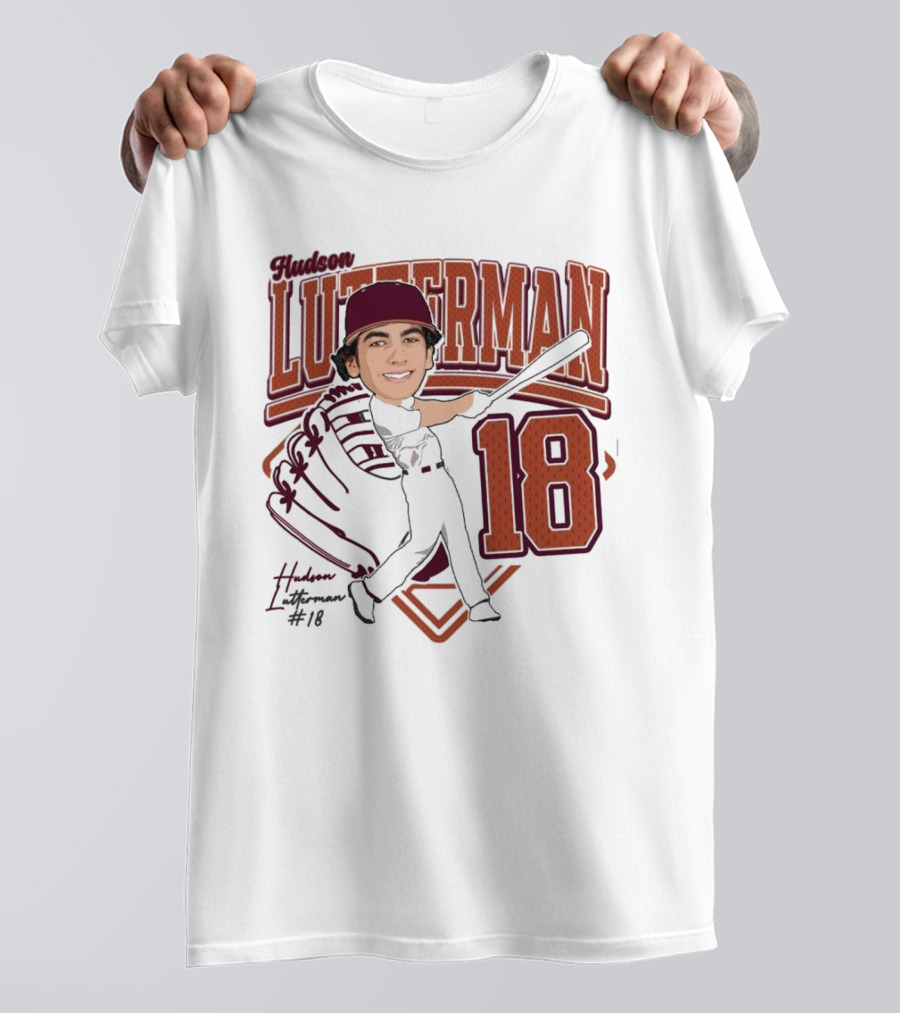 Hudson Lutterman 18 Baseball Player 2025 T-Shirt