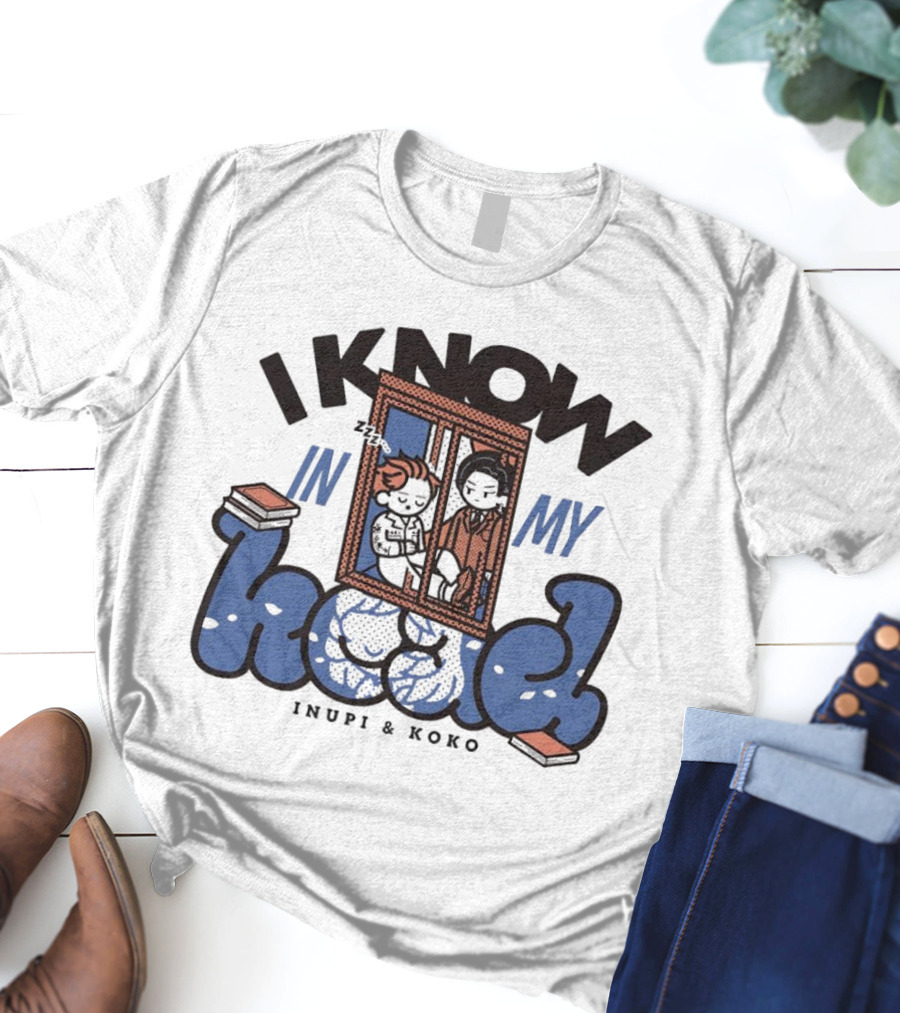 I Know In My Head Inupi And Koko Retro Comic Style T-Shirt