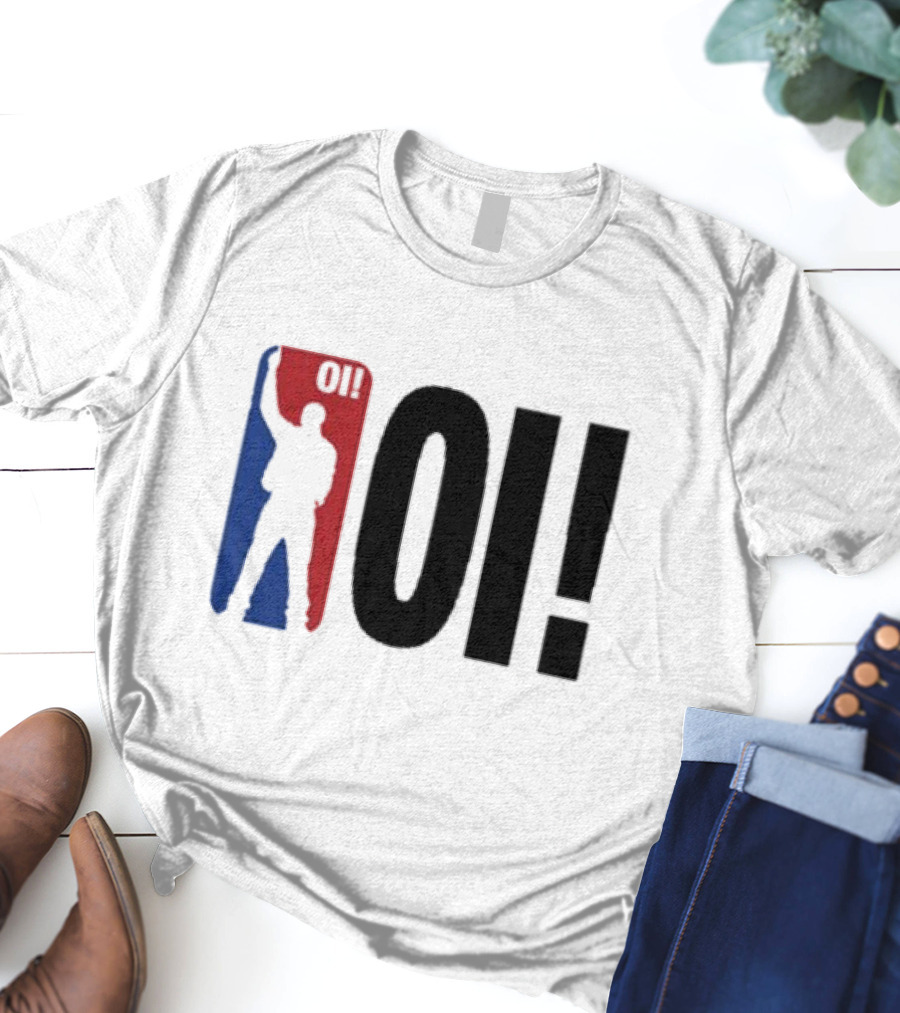 I Think We're Gonna Be Okay Red Blue Silhouette T-Shirt