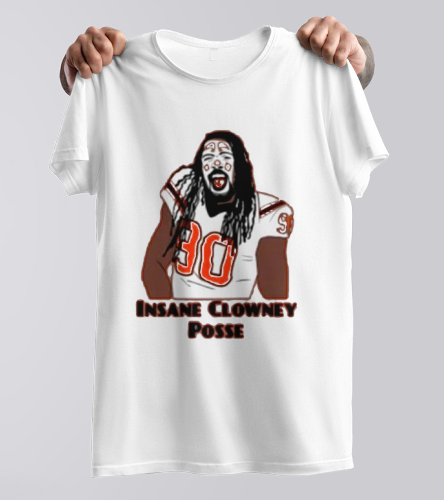 Insane Clowney Posse Player Number 90 Football Themed T-Shirt