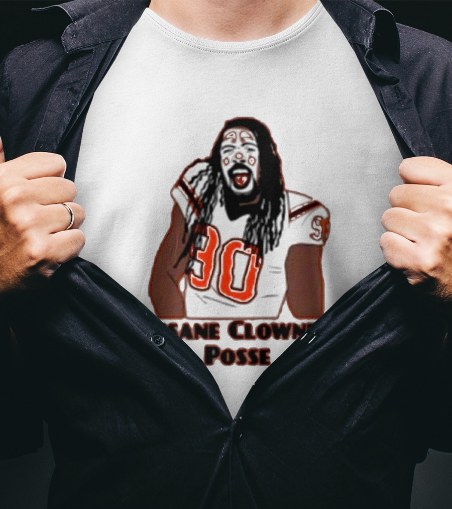 Insane Clowney Posse Player Number 90 Football Themed T-Shirt