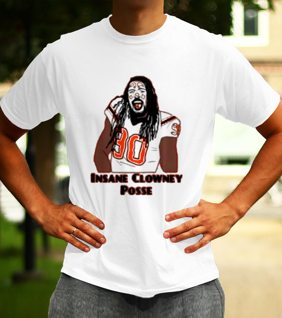 Insane Clowney Posse Player Number 90 Football Themed T-Shirt