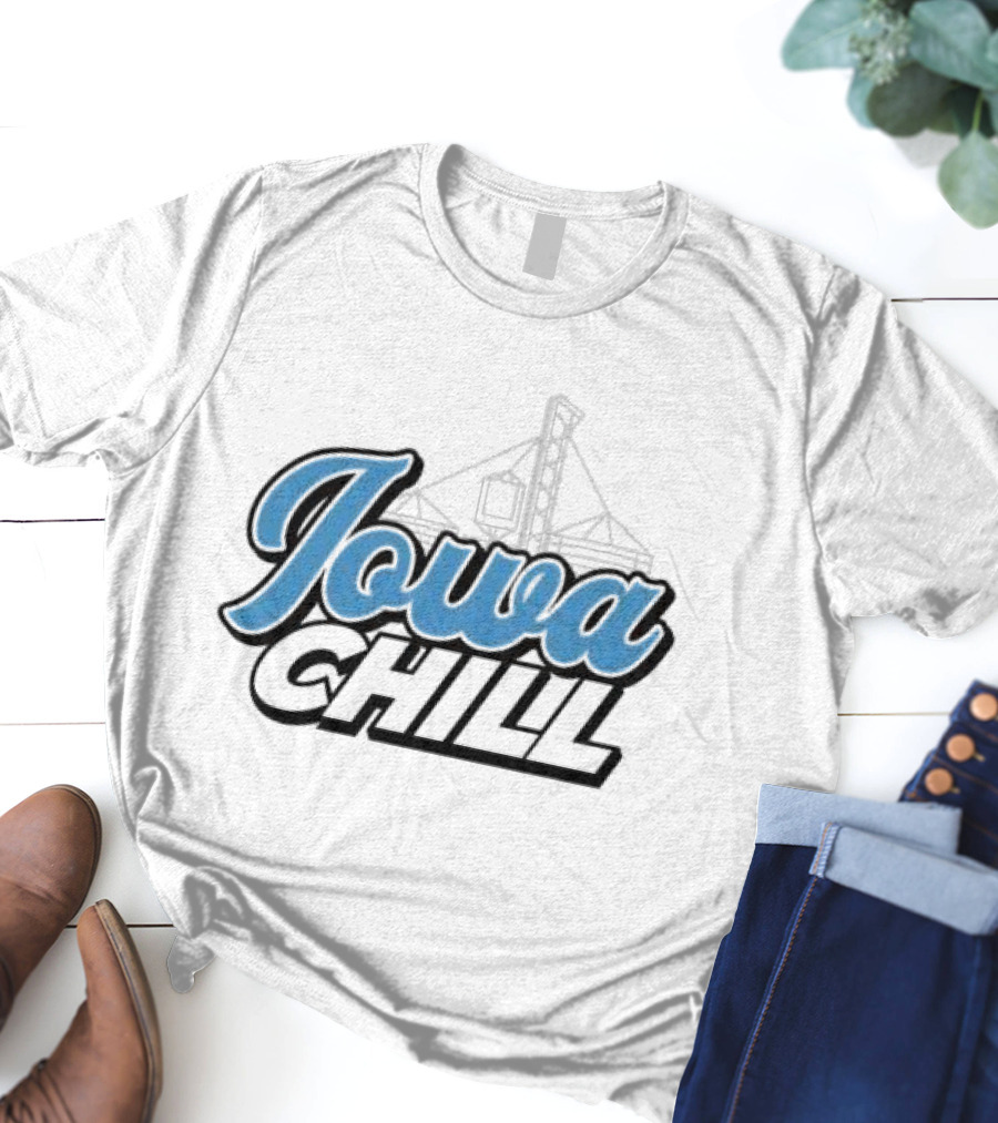 Iowa Chill Beer Coors-Inspired Retro Style T-Shirt