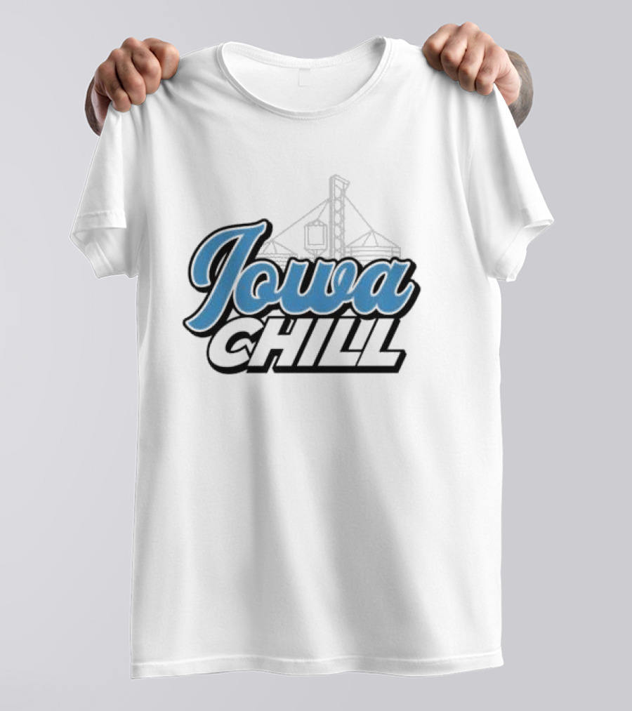 Iowa Chill Beer Coors-Inspired Retro Style T-Shirt