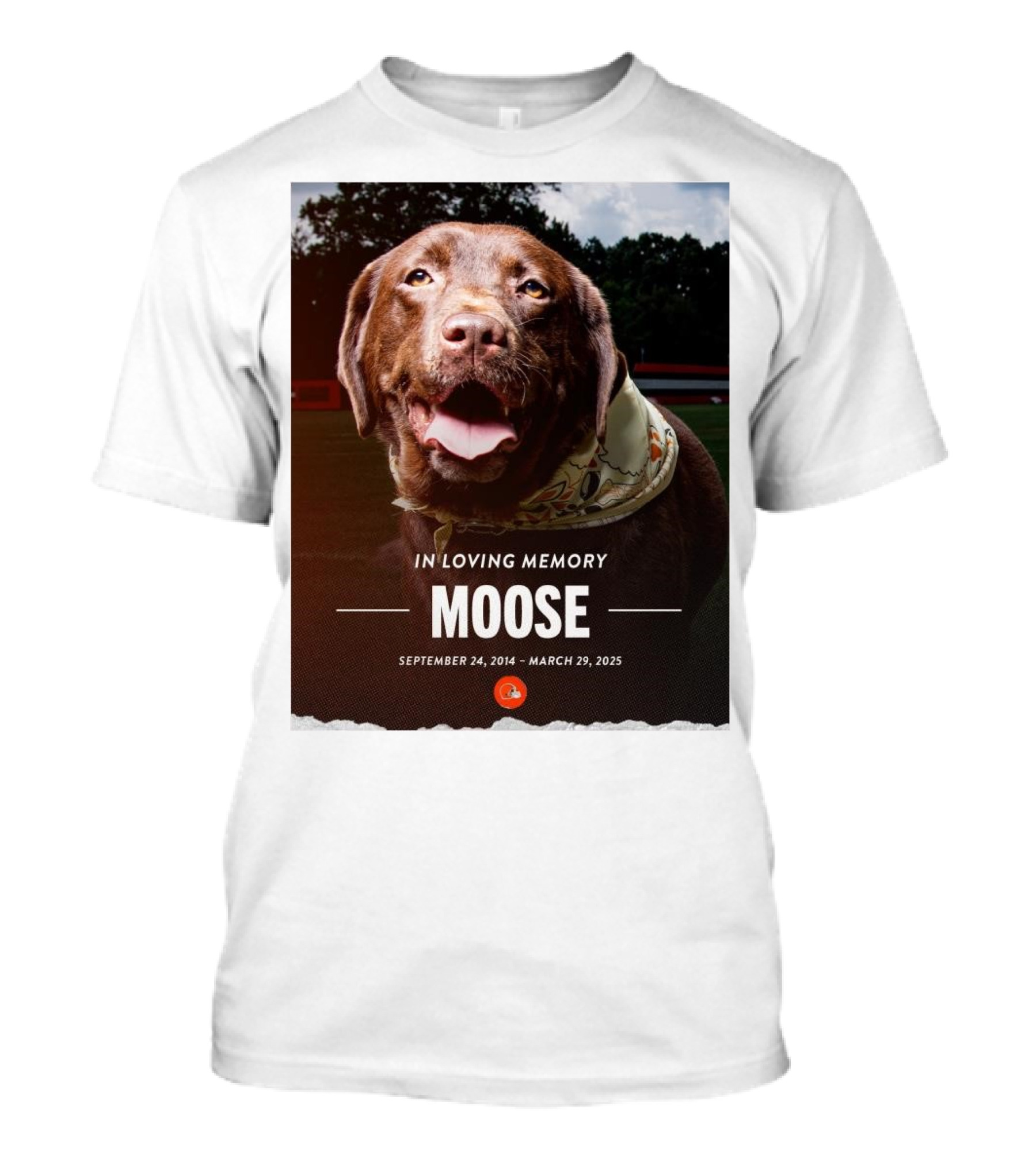 Cleveland Browns NFL In Loving Memory Moose September 24 2014 March 29 2025 Hard Knocks Star T-Shirt