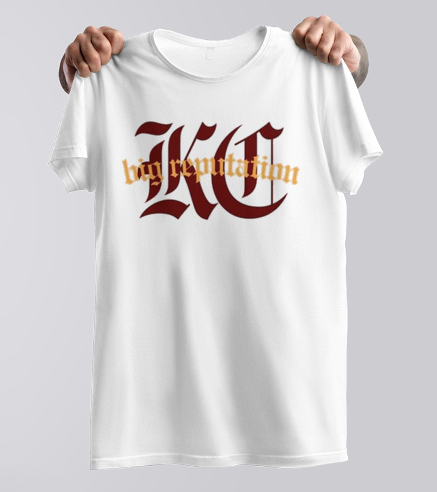 Kc Big Reputation Bold Gothic Style T-Shirt