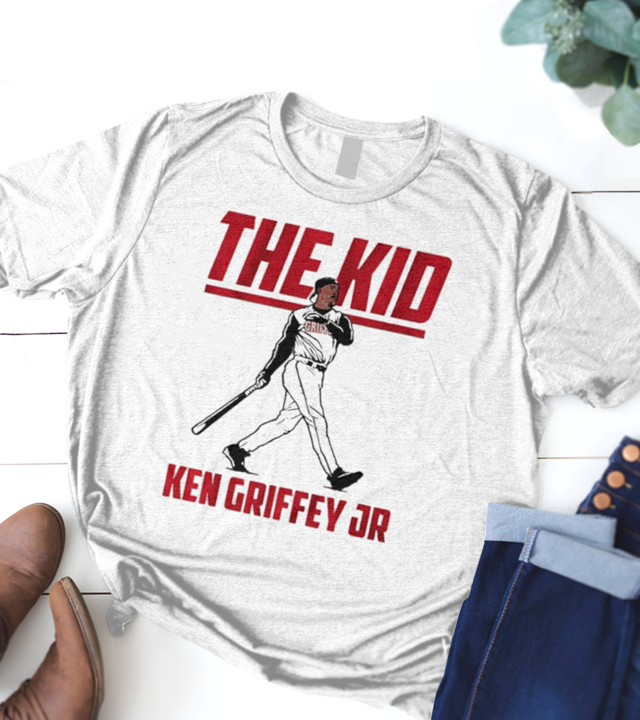 Ken Griffey Jr Cincinnati The Kid Baseball Legend T-Shirt