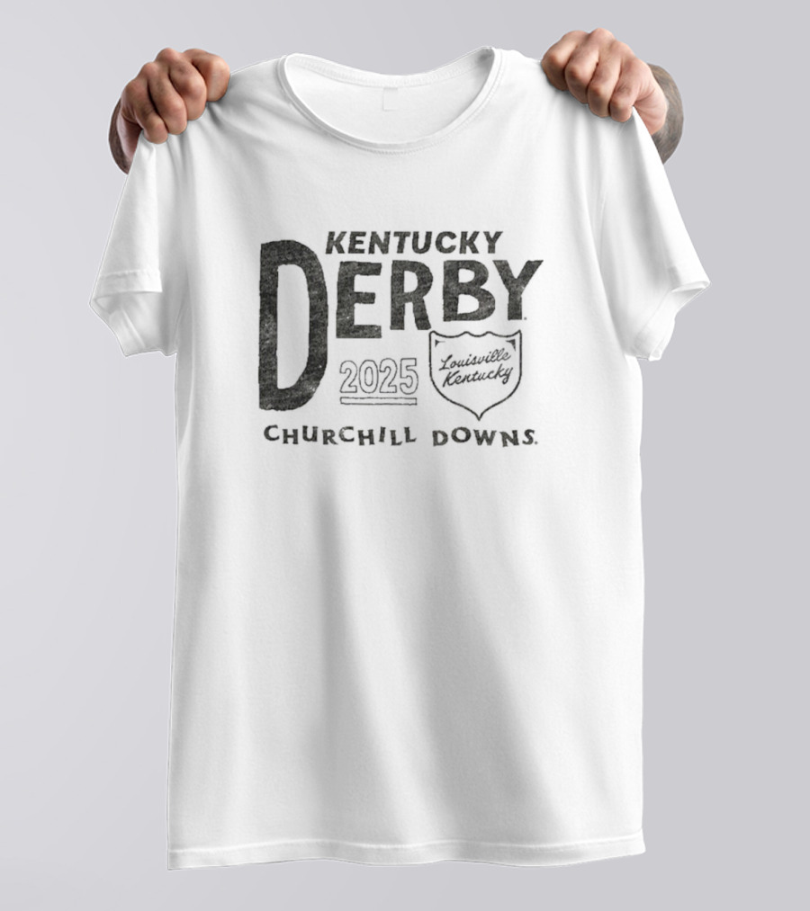 Kentucky Derby 2025 Louisville Churchill Downs Vintage Racing Event T-Shirt