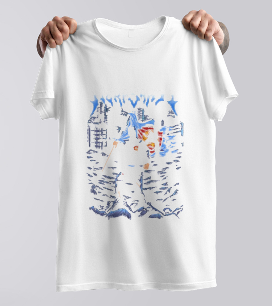 Kera Sakti Kung Fu Hero In Urban Landscape With Staff And Lion T-Shirt