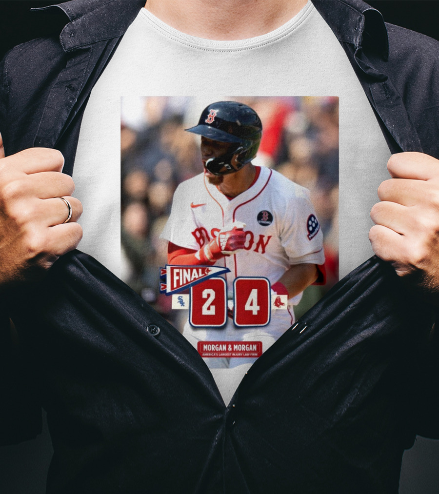Boston Red Sox Victory Over Chicago White Sox 4-2 Marathon Monday Apr 21 2025 T-Shirt