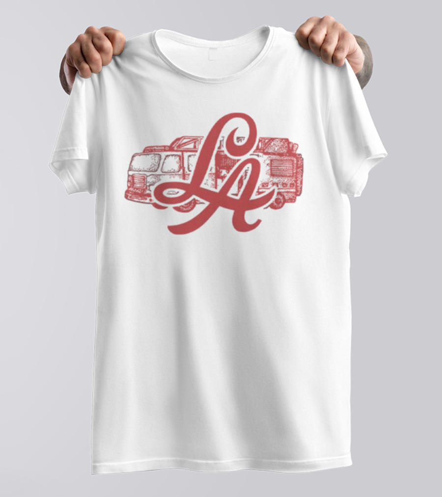 LA Retro Van Road Trip Adventure T-Shirt