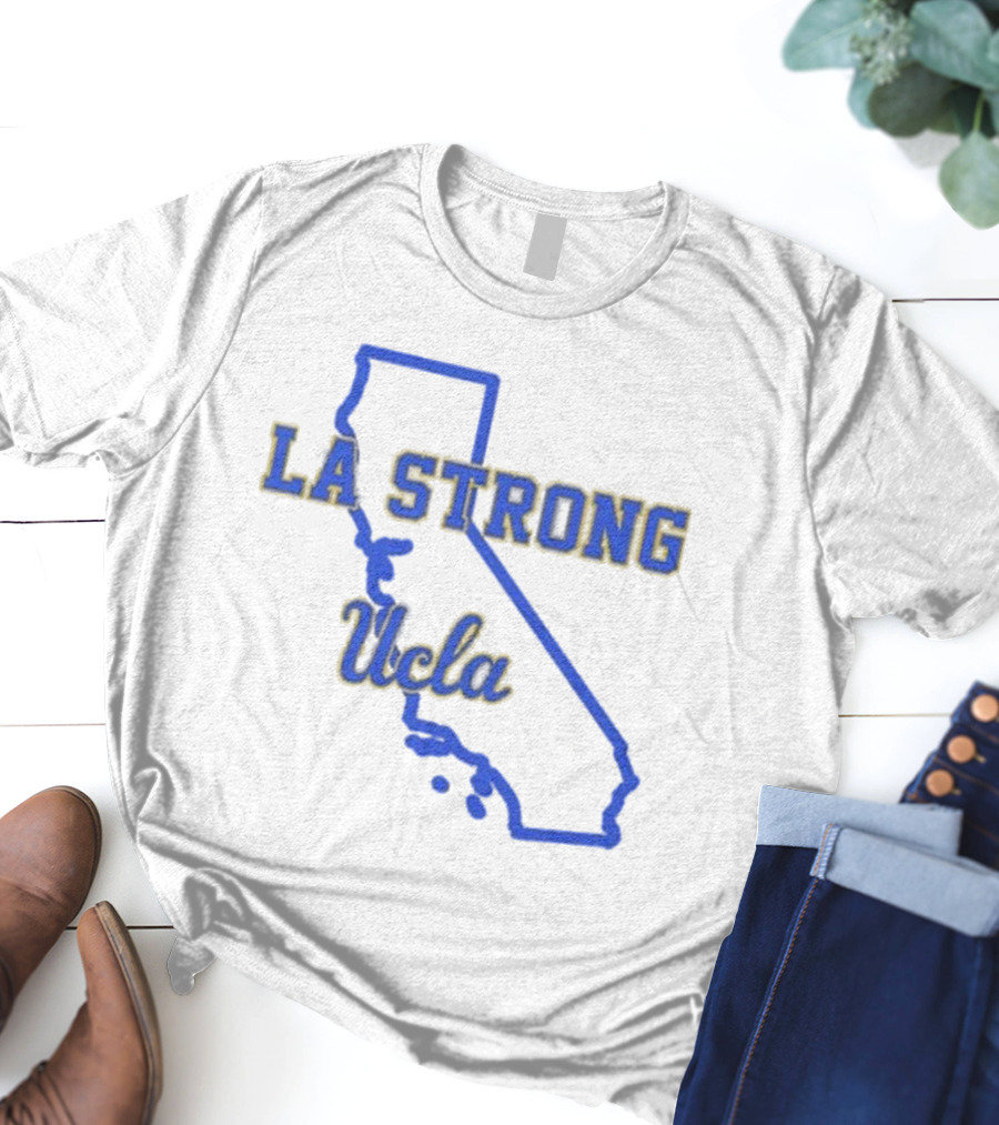 UCLA LA Strong California Outline T-Shirt