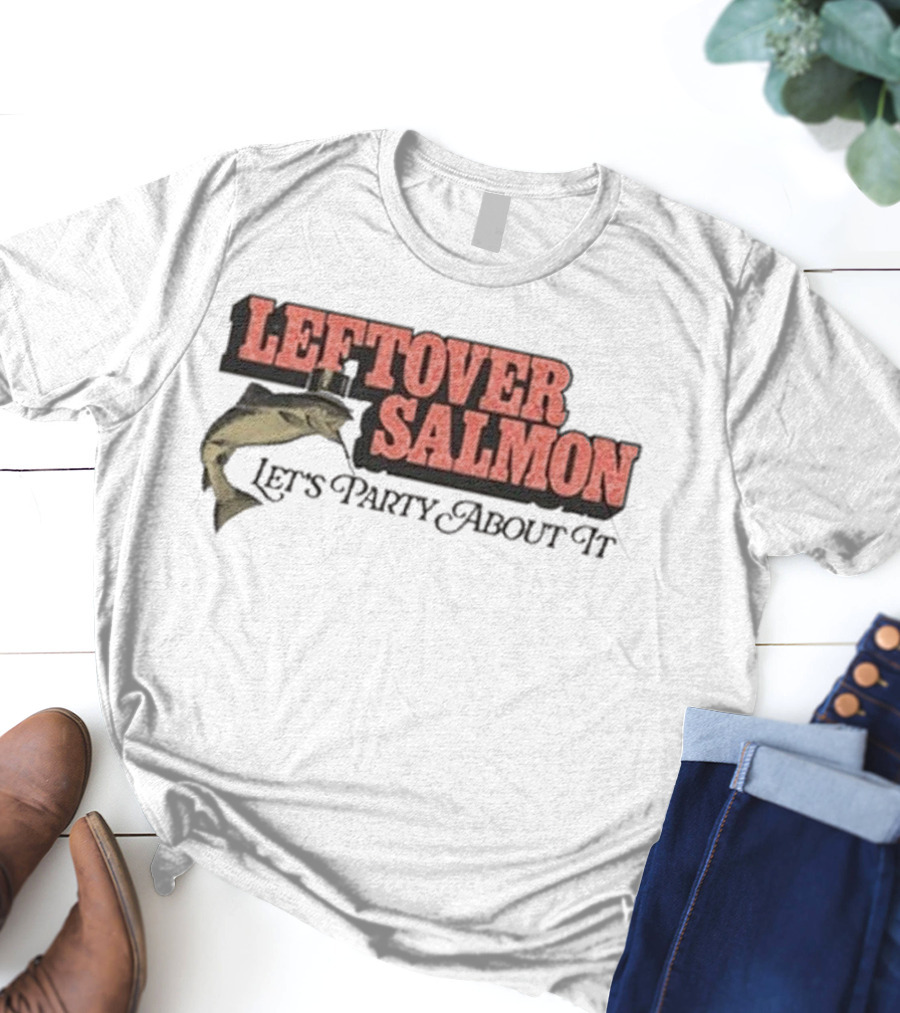 Leftover Salmon Let's Party About It Fish Graphic T-Shirt