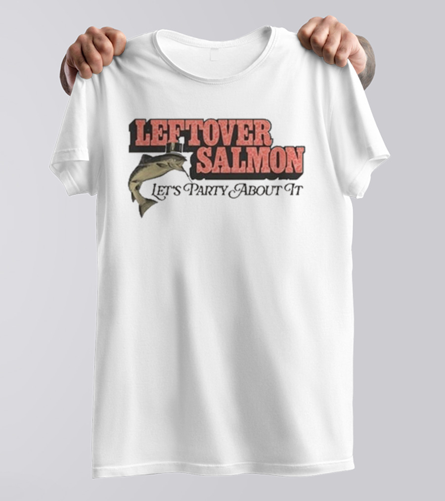 Leftover Salmon Let's Party About It Fish Graphic T-Shirt